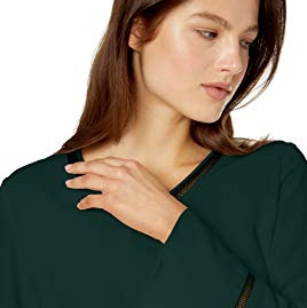 Calvin Klein Blouse Size XSmall Green - Picture 2 of 3